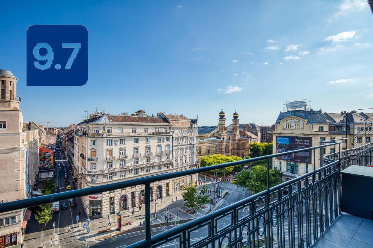 Apartmán Panoramic Smart Penthouse Central View Of Grand Synagogue Budapešť Exteriér fotografie